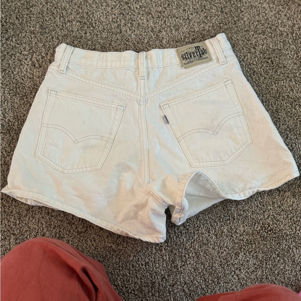 Levi's Women's Cream Jean Shorts
